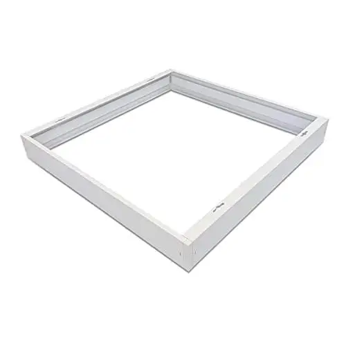 T.E Soporte Para Led panel 60 X 60cm Empotrable Cambio Superfie Cuadrado Blanco