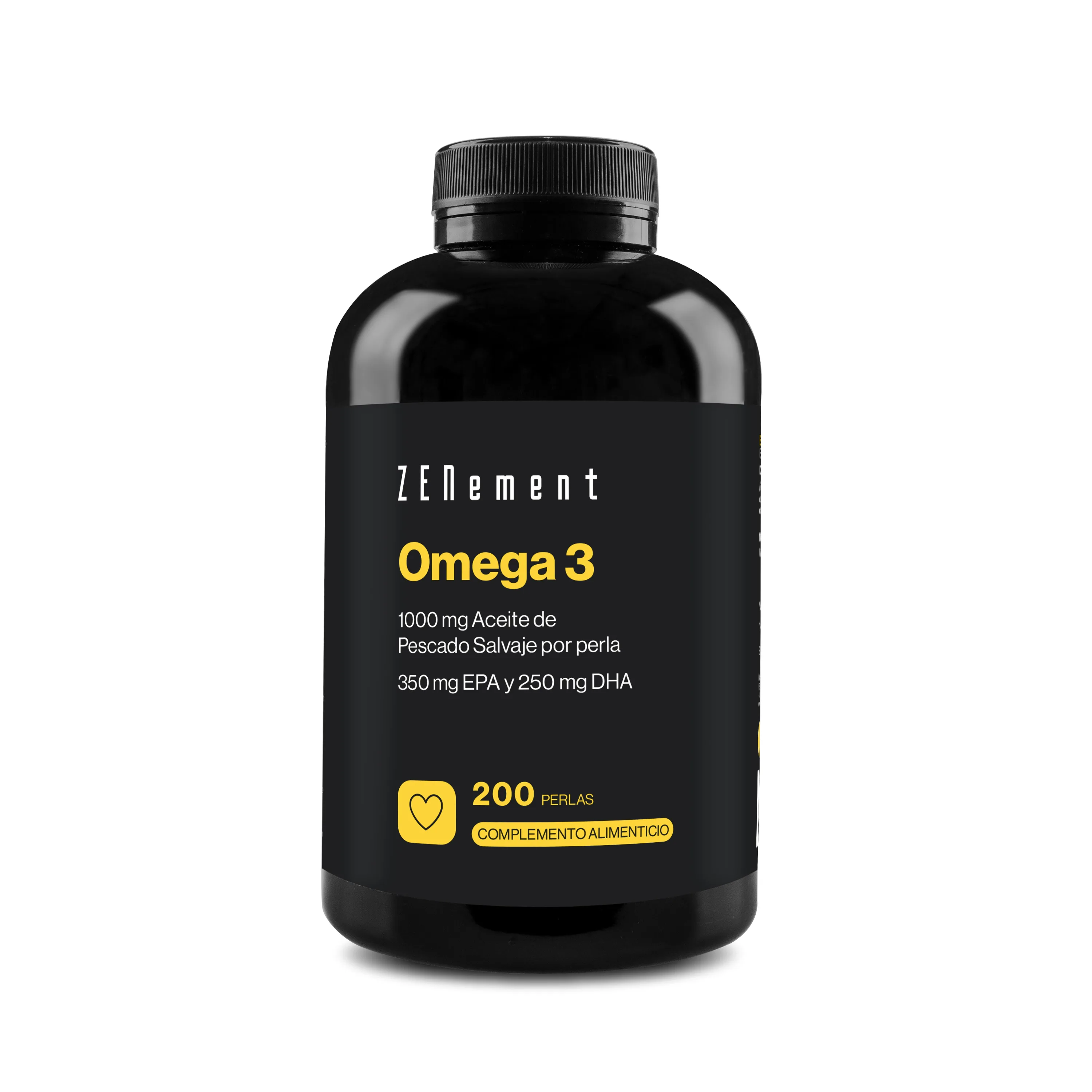 Omega-3 wild fish oil 1000mg 35% epa i 25% dha - 200 soft capsules zenement #1