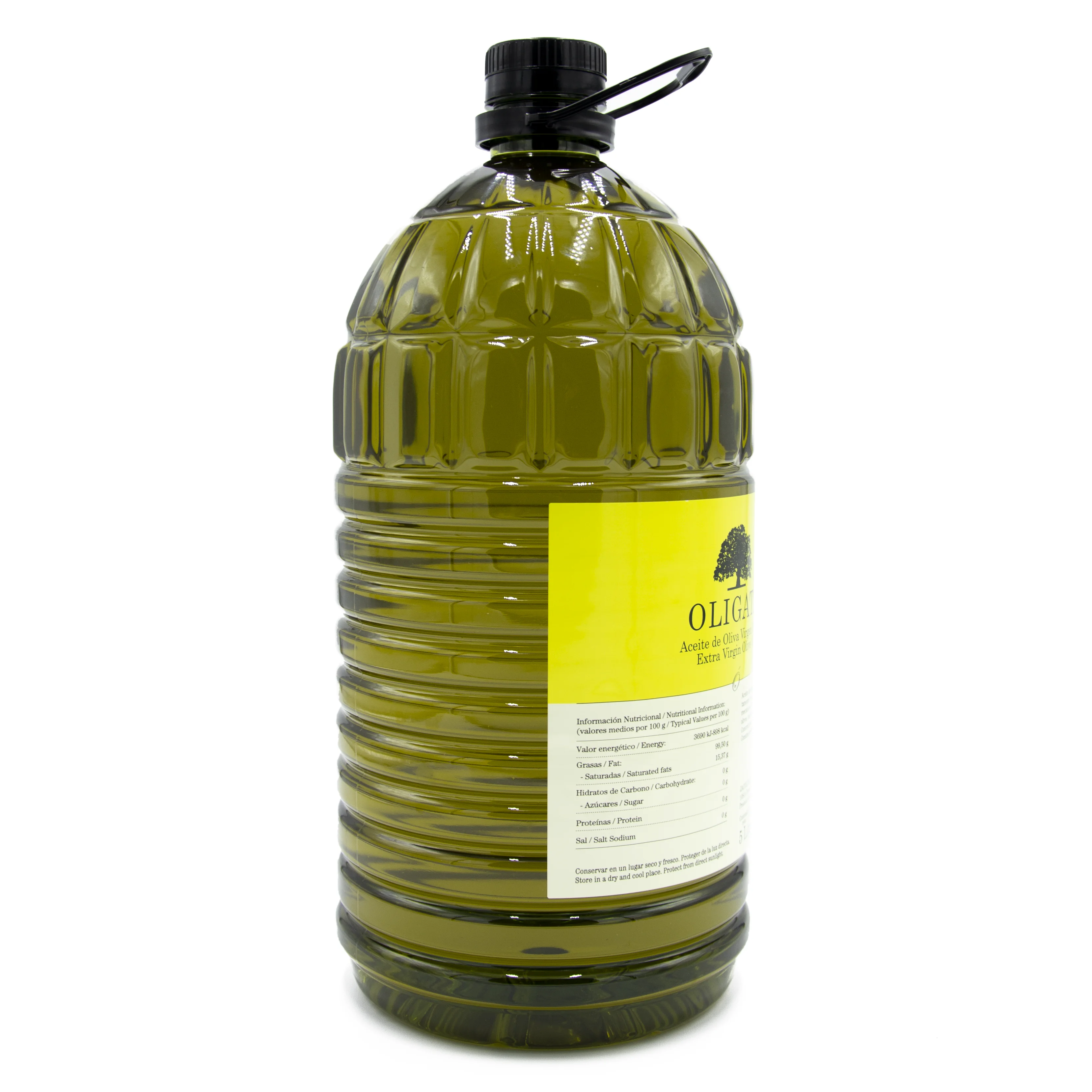 Oligata extra virgin olive oil bottle 5 liters – evoo 5l