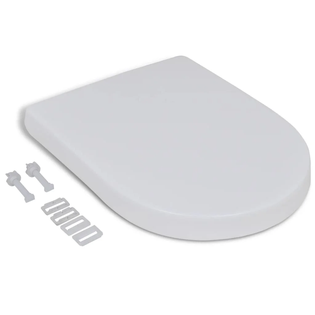 VidaXL toilet cover toilet seat soft close White seat toilet seat Oval model, Square