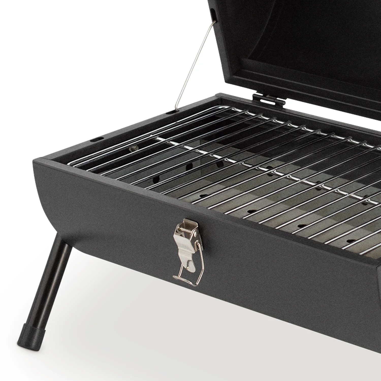 Create - compact and portable charcoal smoker barbecue - transportable - with thermometer - smokey compact bbq