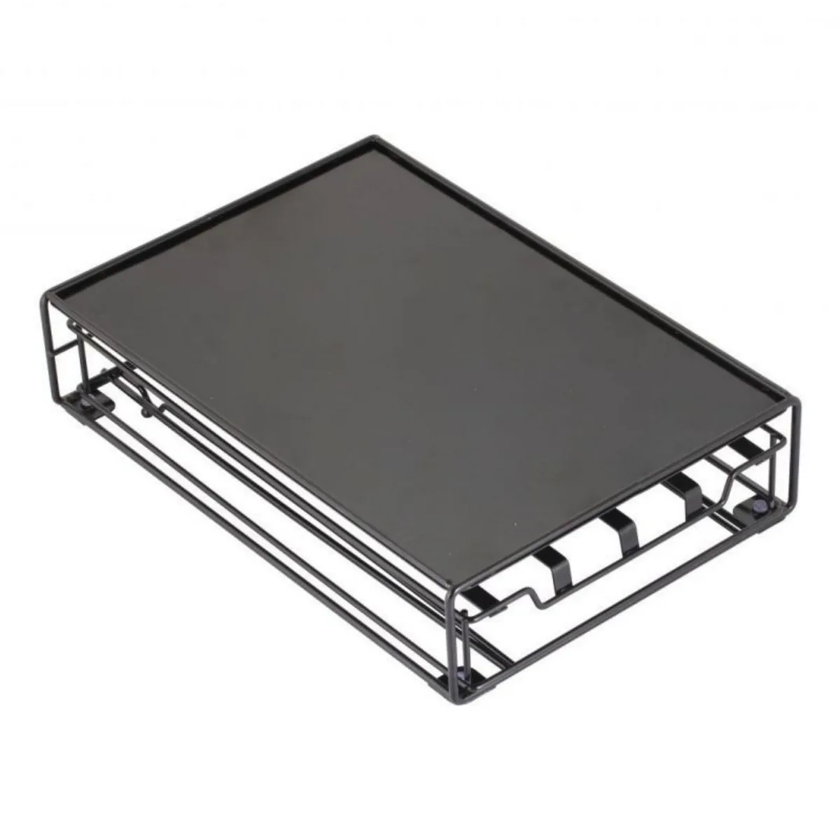ZYLX SHOPPING - Quttin Dispensador Metálico para 32 Cápsulas de Café con Cajón Deslizante y Base Antideslizante (21×31×7,5 cm)