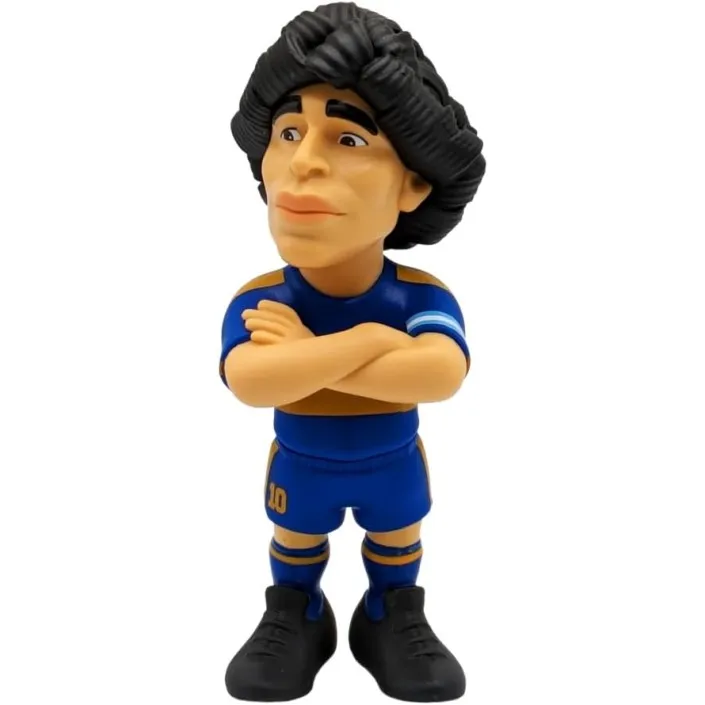 Figura Minix Maradona Boca Juniors Modelo 10BJ -  Original - Figuras Miniaturas Coleccionables Para Exhibición - Idea De Regalo - Mercancía Oficial - Juguetes Para Niños - Fans