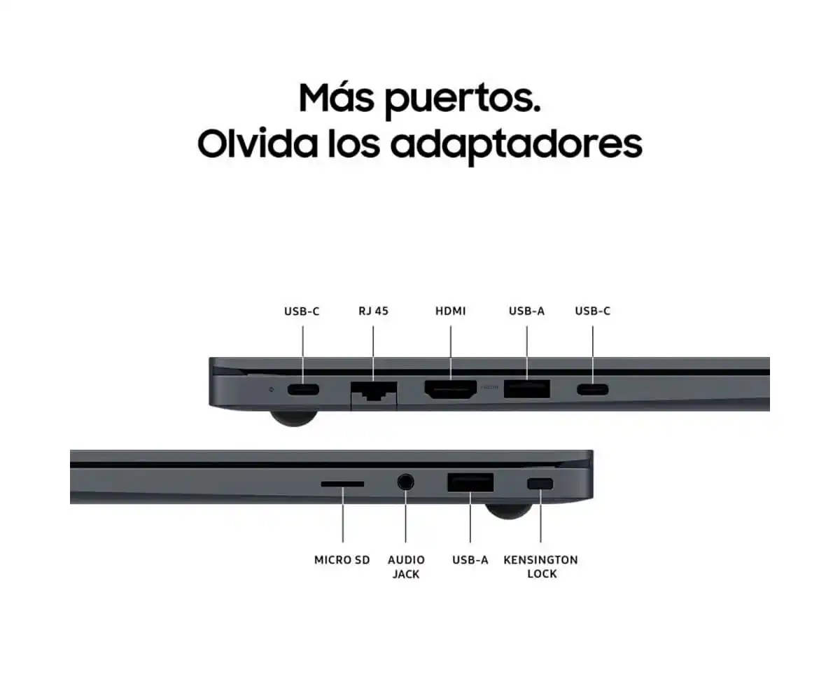 Samsung galaxy book4 gray / 15.6" fhd led / intel ®   Core ™   I5-1335u / 16gb lpddr4x / 512gb ssd / windows 11 home