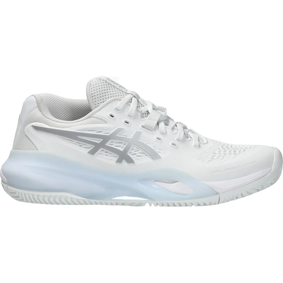 Zapatillas Asics Gel Resolution X Padel Blanco Gris Mujer