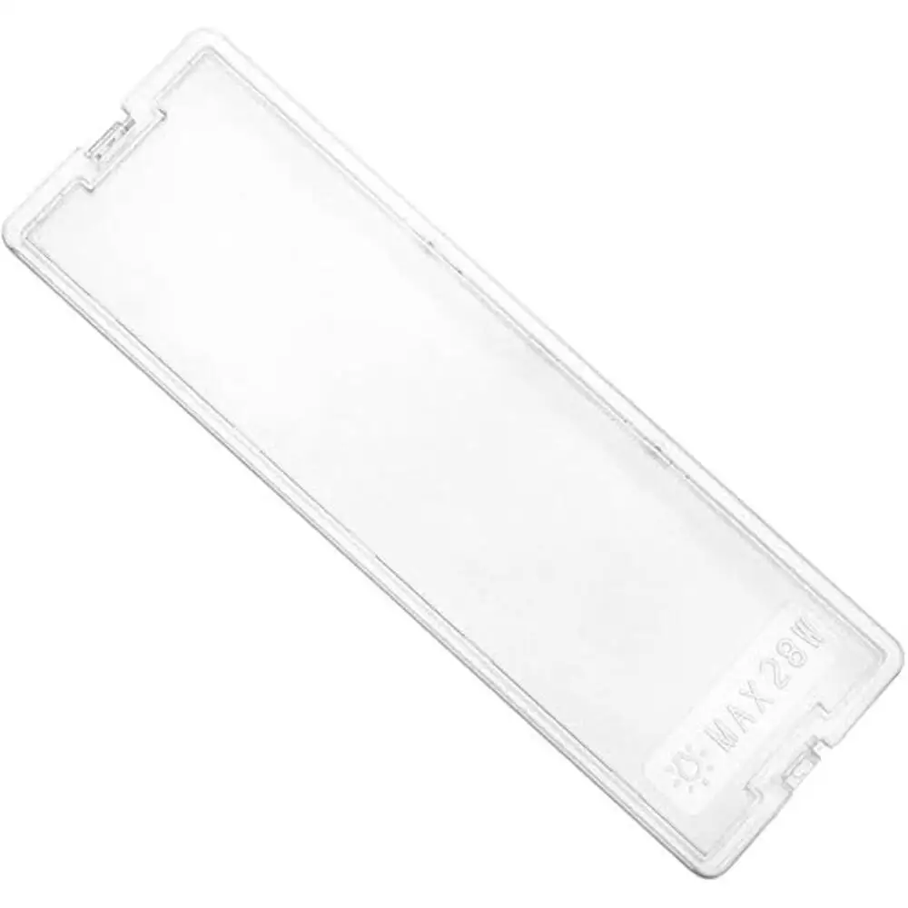 Difusor de Luz ANAKEL HOME 15,5 x 6 cm Compatible con Campanas Fagor, Aspes y Edesa - Repuesto Transparente de Plástico Resistente