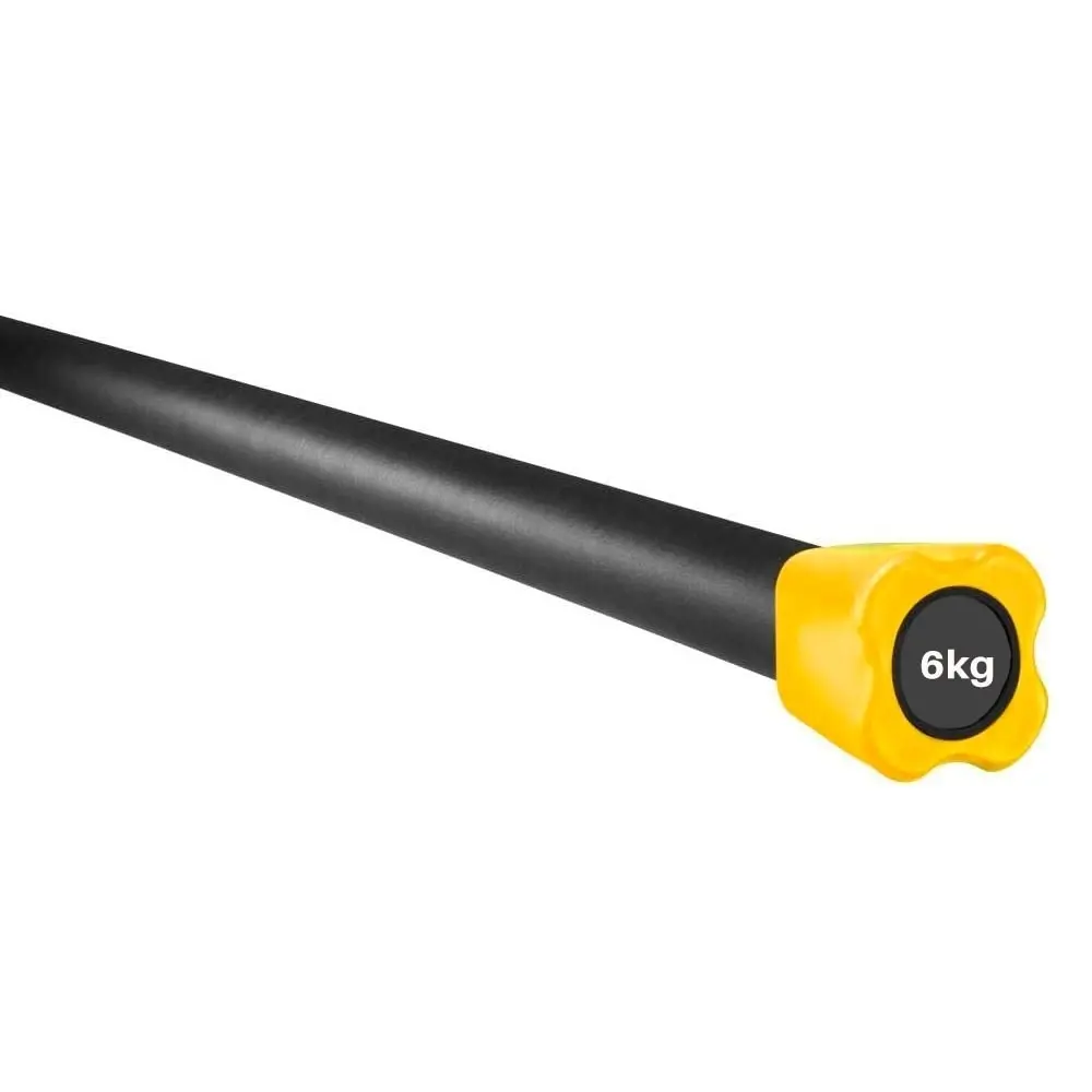 CANNON Body Bar de 4 Kilos y 120 cm, barra de gimnasio para Fitness, pesas, crossfit, entrenamiento, Body Pump o Culturismo