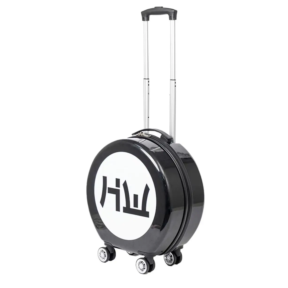 ORION91 Maleta Rígida para Cabina Equipaje 18" Negro y Blanco 48 X 43 X 20 Cm - Spazioluzio