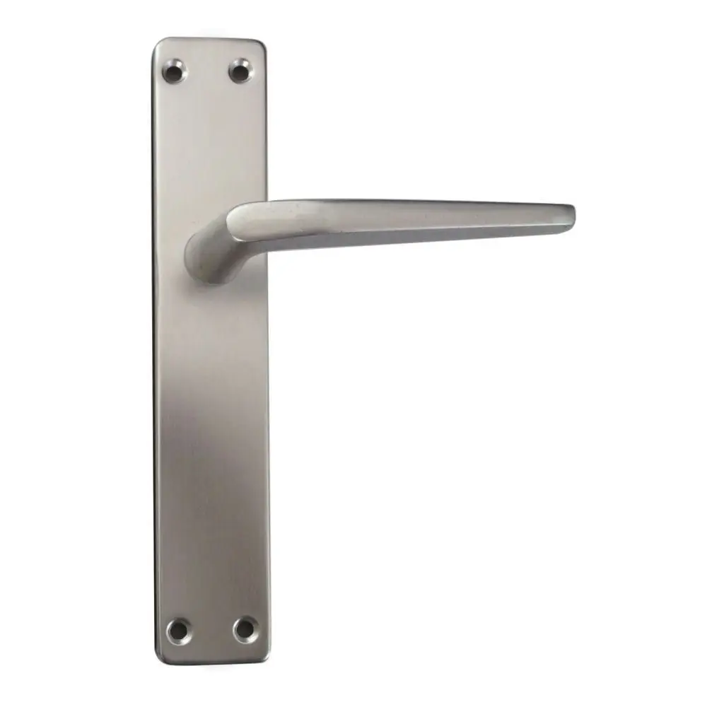 Manilla de Aluminio Plata HANDLOCK con Placa – Cuadradillo 6 mm / 8 mm