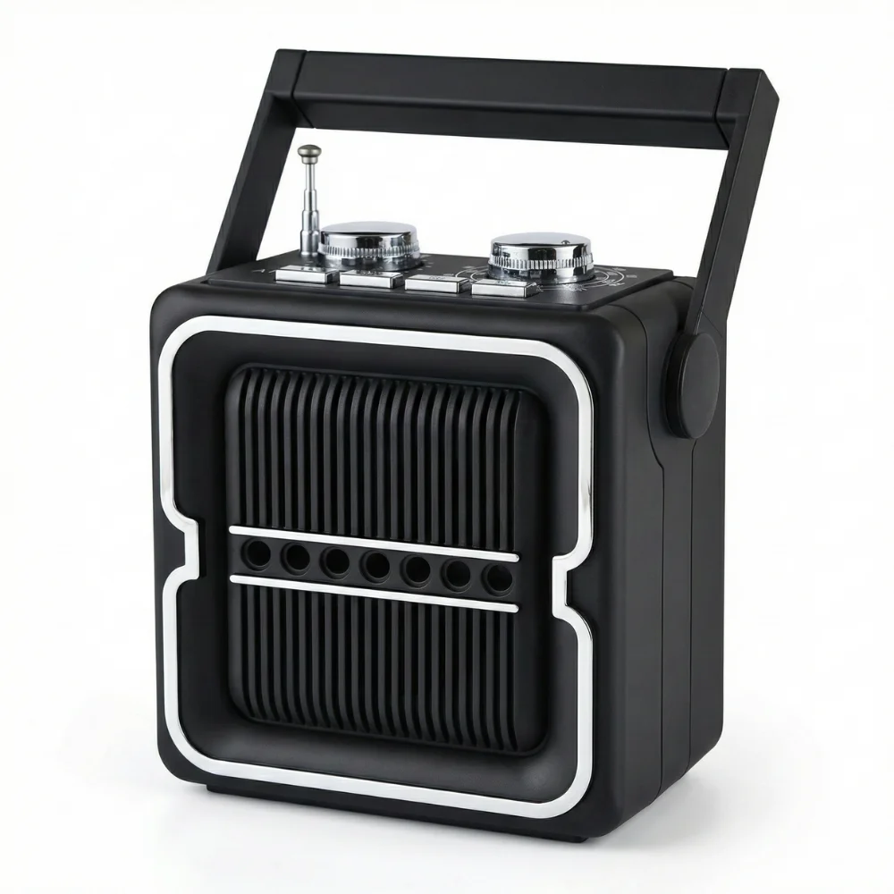 Radio Retro SODANY Multibanda FM MW SW Bluetooth Altavoz Recargable USB TF Card Ideal para Casa Camping y Emergencia