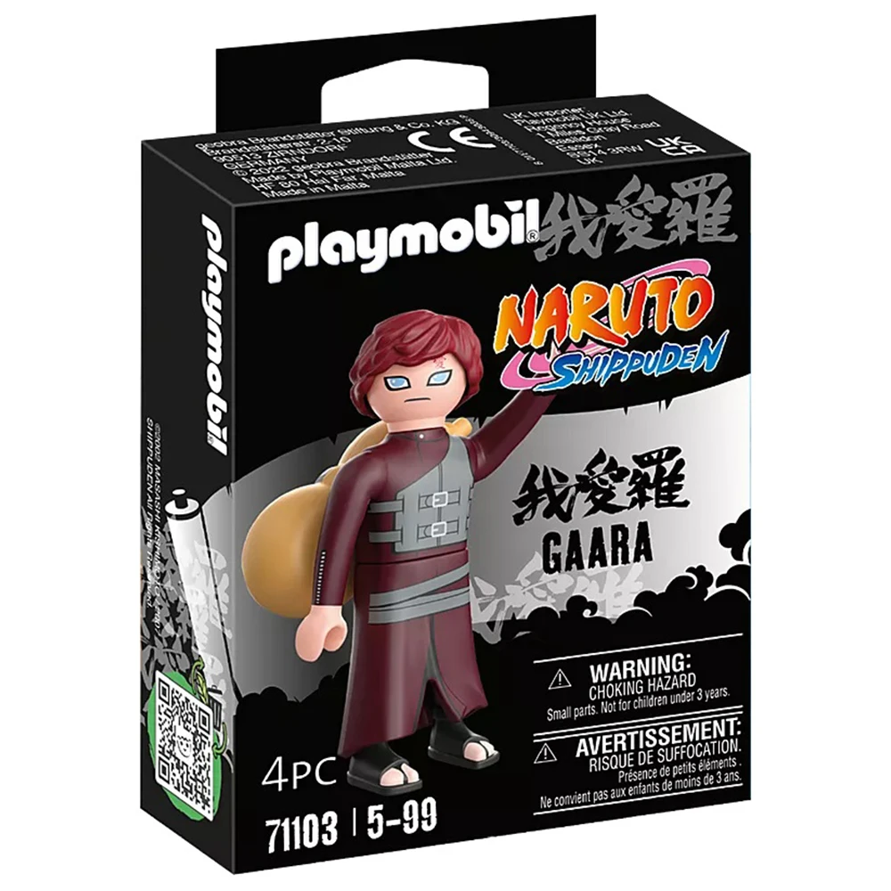 PLAYMOBIL NARUTO SHIPPUDEN - GAARA, 71103, PRODUCTO CON LICENCIA OFICIAL, ENVIO 24-48 HORAS PENÍNSULA, PIEZAS, CLICKS, COLECCIONABLES,  JUGUETES, FIGURA, MUÑECO, FAMOBIL, 100% ORIGINAL