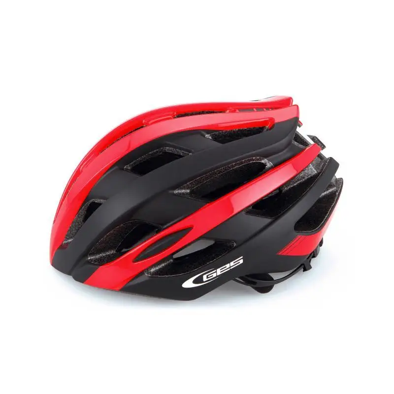 Cycling helmet ges icon black-red size M 54-58CM rear regulation