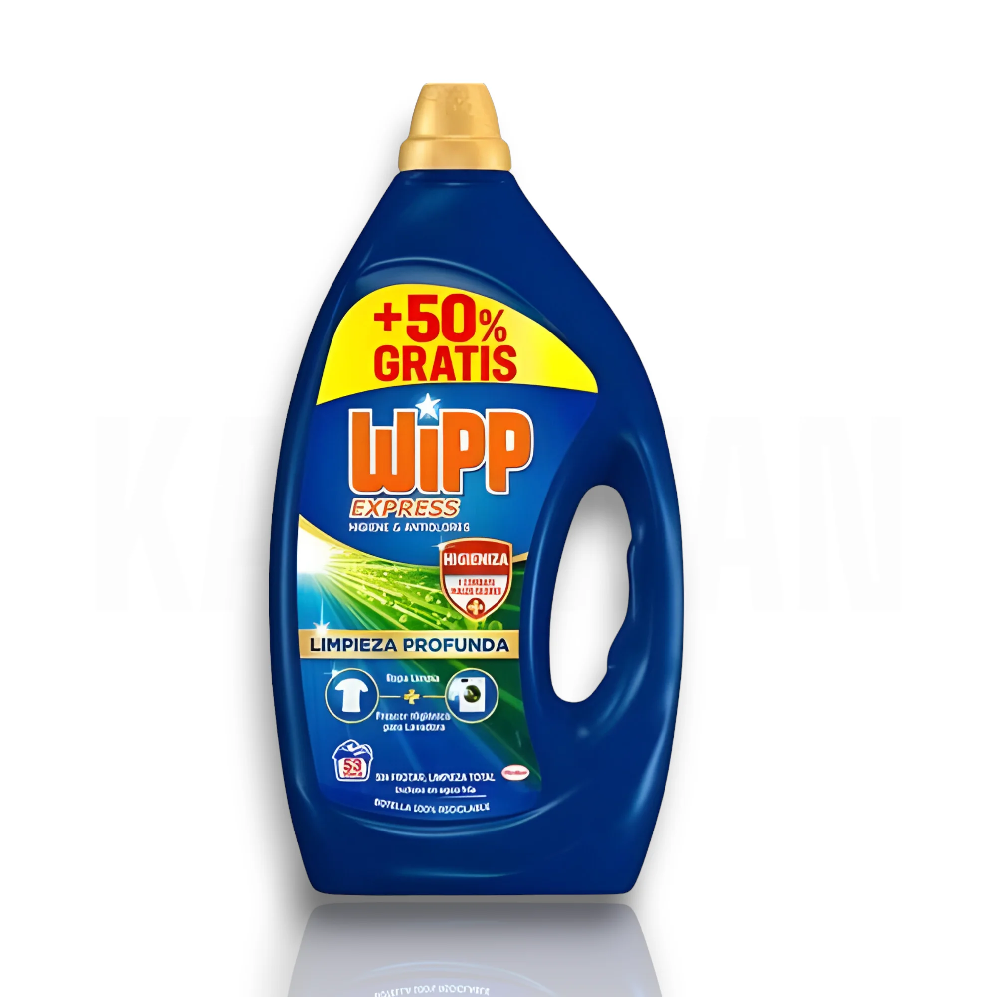 Wipp Express Gel Higiene y AntiOlores 53 Lavados - 50% Gratis