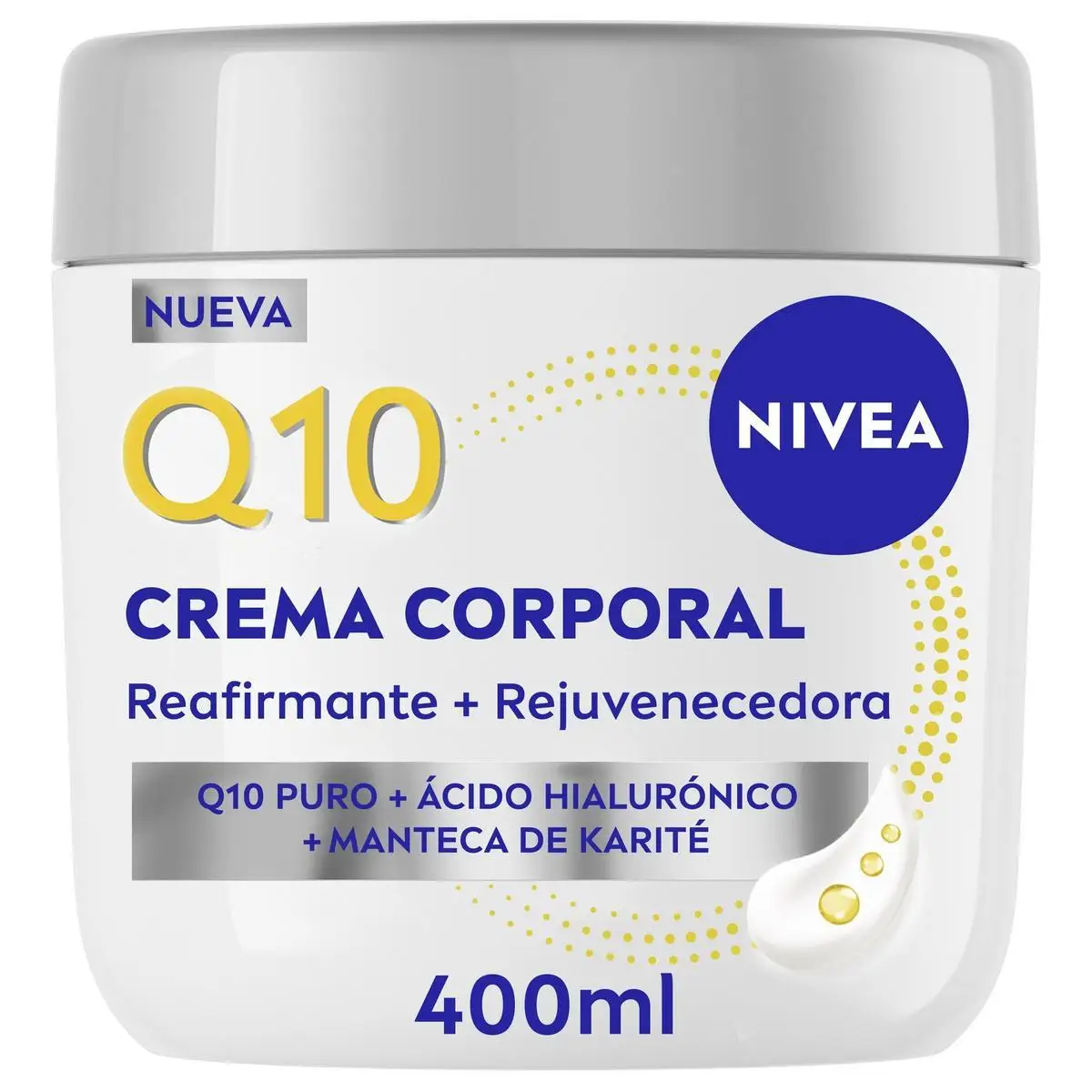 NIVEA Q10 Crema Corporal Reafirmante y Rejuvenecedora 400ml