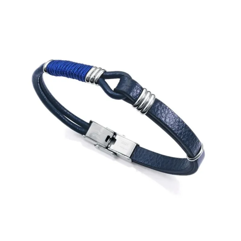 Pulsera Viceroy Fashion Hombre - Piel Azul