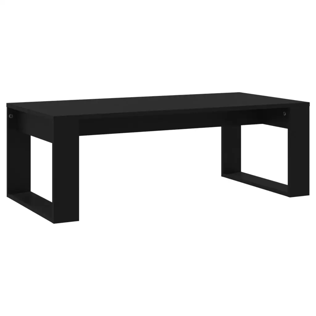 VidaXL engineering wood coffee table 102x50x35 cm white, black, bright white table for living room or dining table or side coffee table Meuble living room