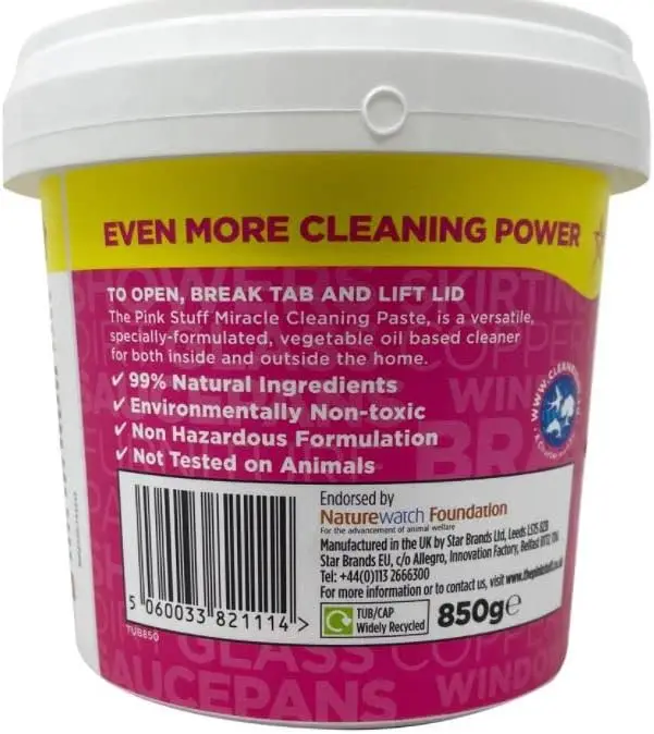 Miracle cleaner in Pink Stuff Miracle Paste 850gr - Ideal for all kinds of surfaces