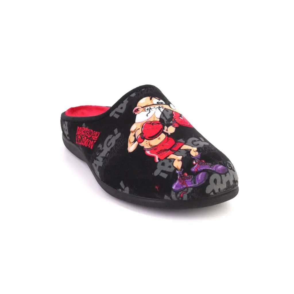 Rovivil 582 boxing black man's house slippers Mortadelo and Filemon 624