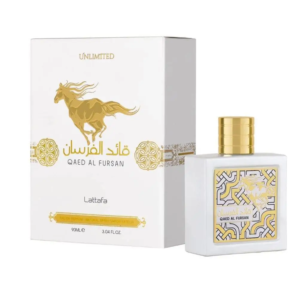 Qaed Al Fursan Unlimited Lattafa 100 ml – Mujer Lattafa Perfumes mujer y hombre almizcle almizlcado