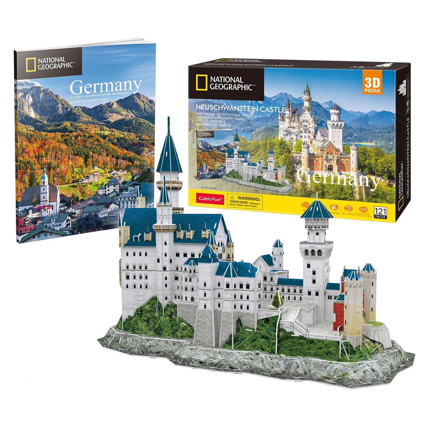 Puzzle 3d Castillo Neuschwanstein  Puzzle 3d Niños  Maquetas Para Montar