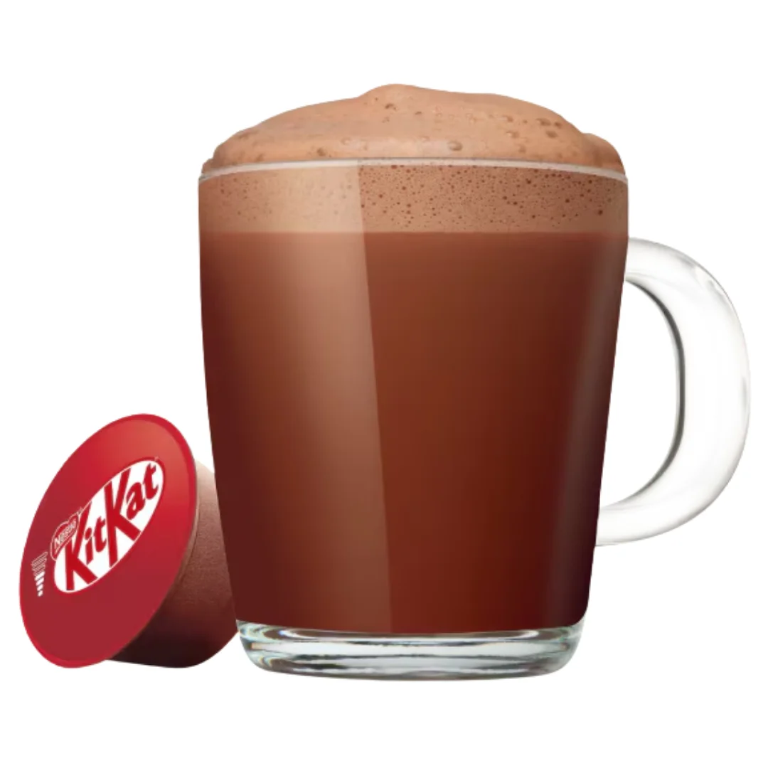 Nescafé dolce gusto chocolate kitkat, pack of 3 x 16 capsules - 48 kitkat capsules, waffle and cocoa flavor - qumir #3
