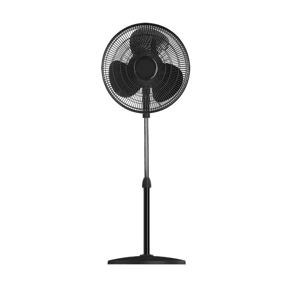 Ventilador de Pie Yamato Negro 50W – 3 Velocidades | 41 cm | Altura Regulable | Oscilación Fija o Rotatoria