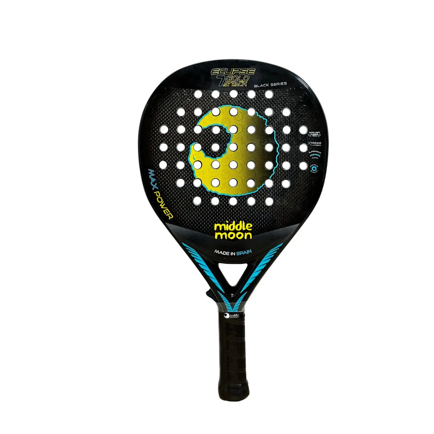 Pala de Pádel Black Crown Piton Air 12K 2024 + 1 Funda