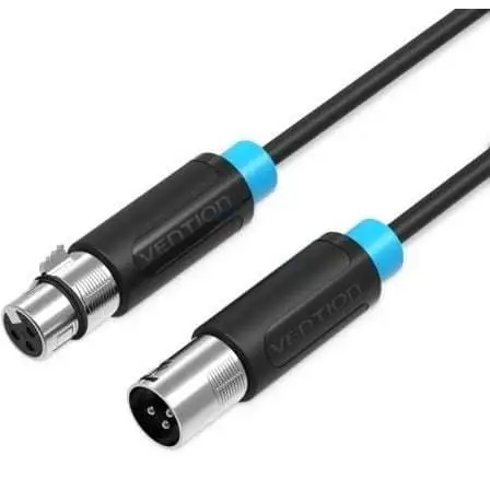Conexión de audio profesional con cable Vention bbfbf: la solución ideal para estudios y eventos en vivo