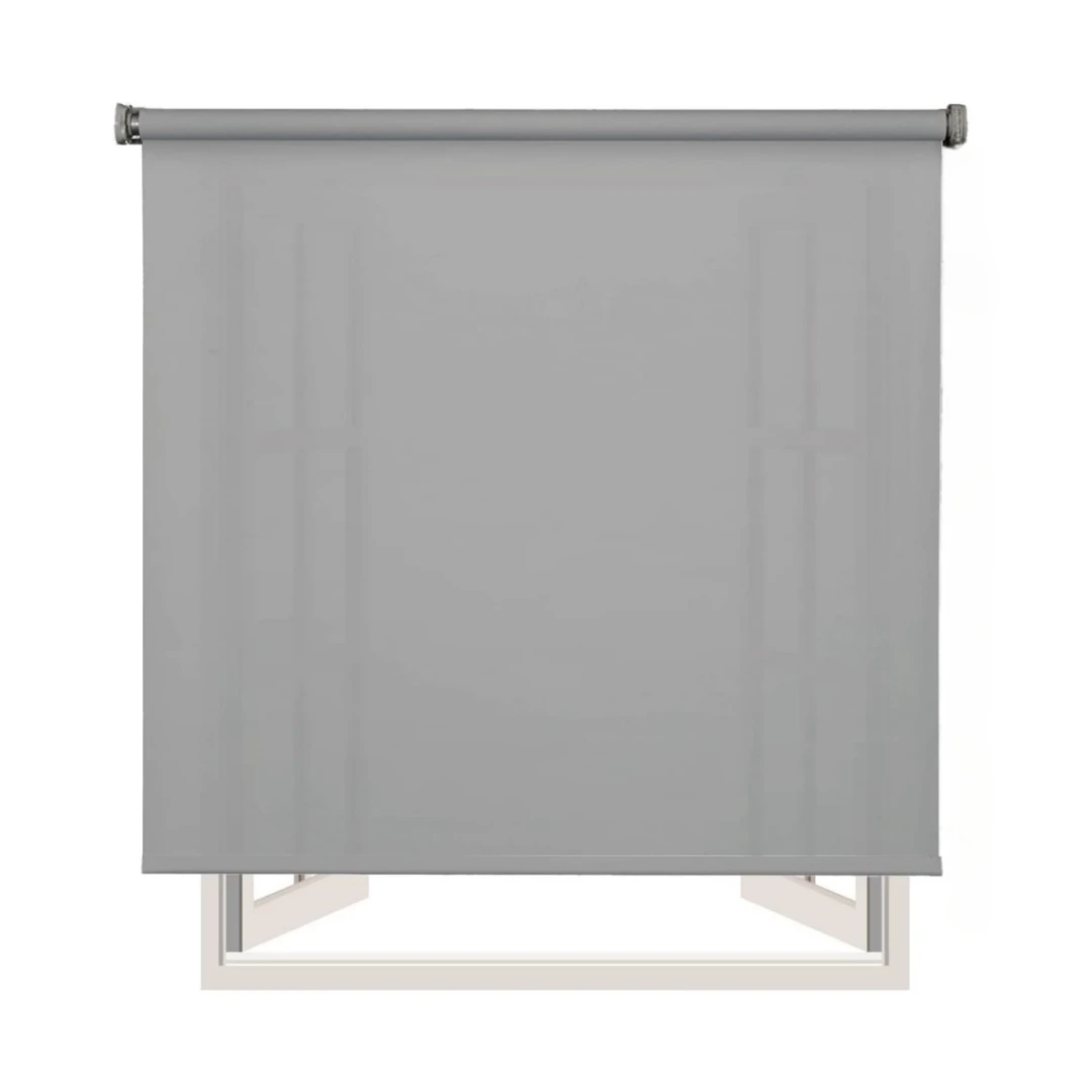 MIRAMAX-Estor enrollable translúcido liso -Medida Desde 60 a 180 cm de Ancho, Color Blanco,Gris,Marron, Estores traslucidos de Calidad para Ventanas y Puertas.