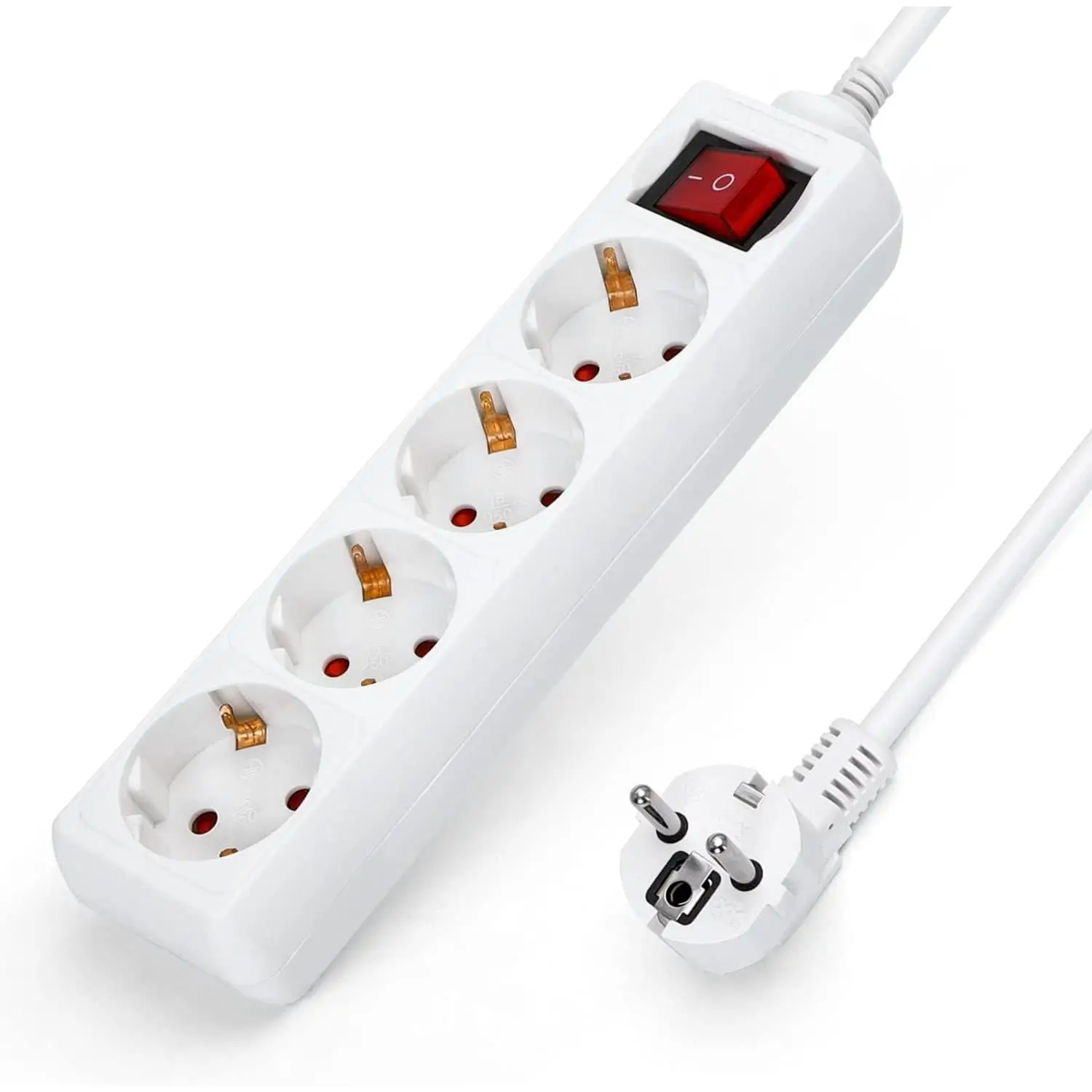 UD - Regleta Alargadora con Interruptor y Cable de Alta Calidad – Seguridad y Durabilidad para Hogar y Oficina