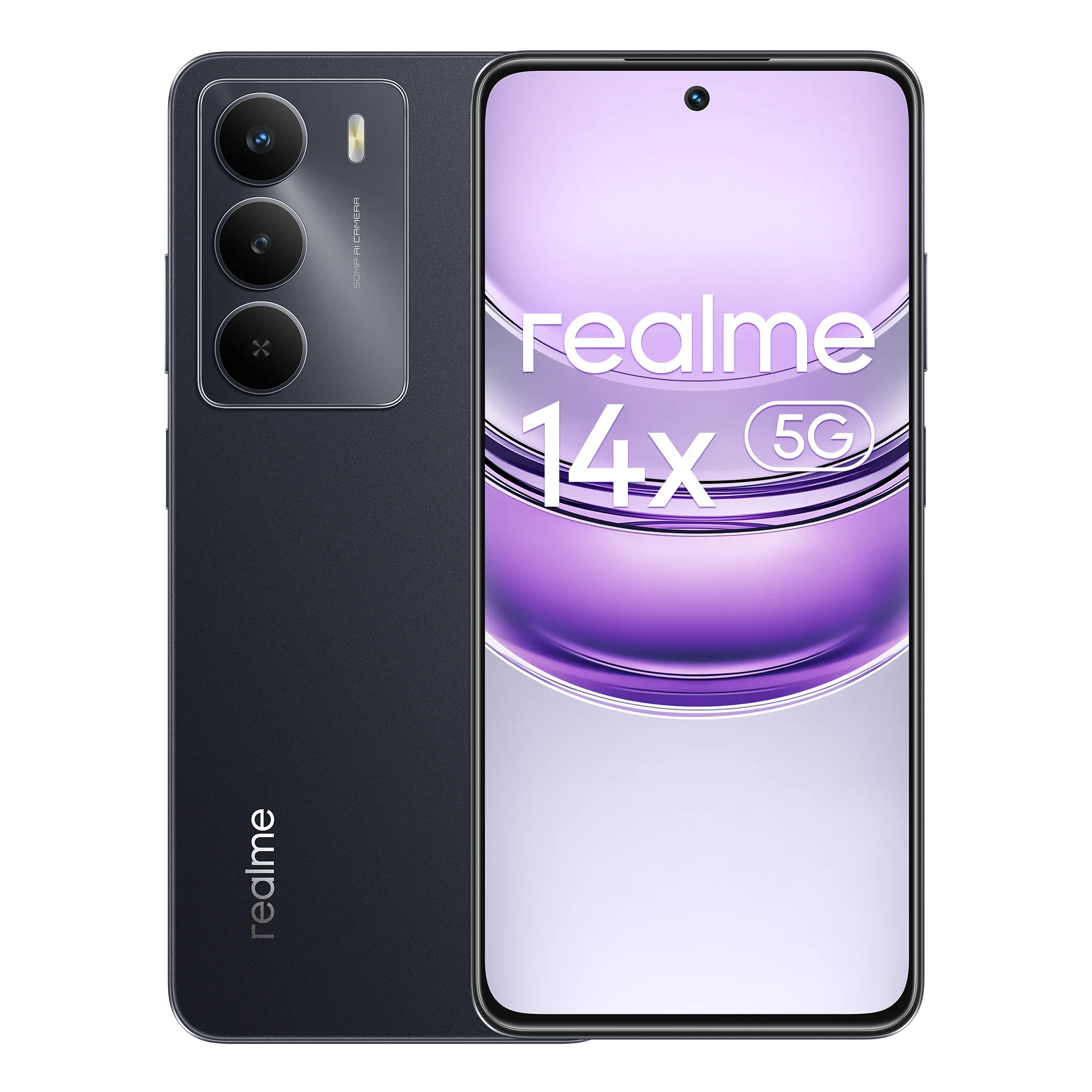 Phone - realme 14x, 6gb+128gb 8gb+256gb, 120hz eye comfort screen, mediatek dimensity 6300 5g, 6.67" 120hz screen, 50mp ai camera, ip64, nfc