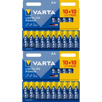 VARTA PILAS AA ALCALINAS LONGLIFE POWER