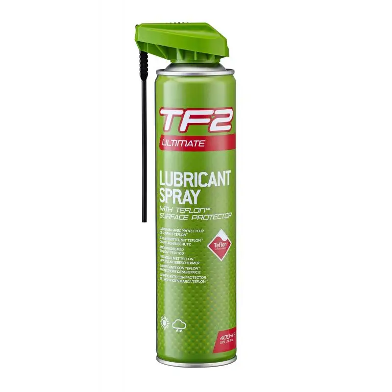 WELDTITE | Lubricante Spray Con Teflón TF-2 Smart Edition 400ml - El aceite lubricante Weldtite Teflon TF-2 tiene película protectora de Teflon y es ideal para lubricar todas las partes de rozamiento