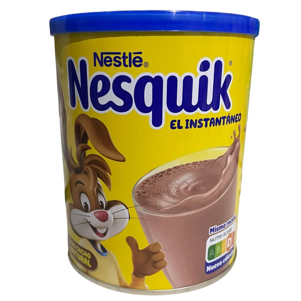 Cacao en Polvo Nesquik 390 g – Sabor Clásico y Energía Diaria