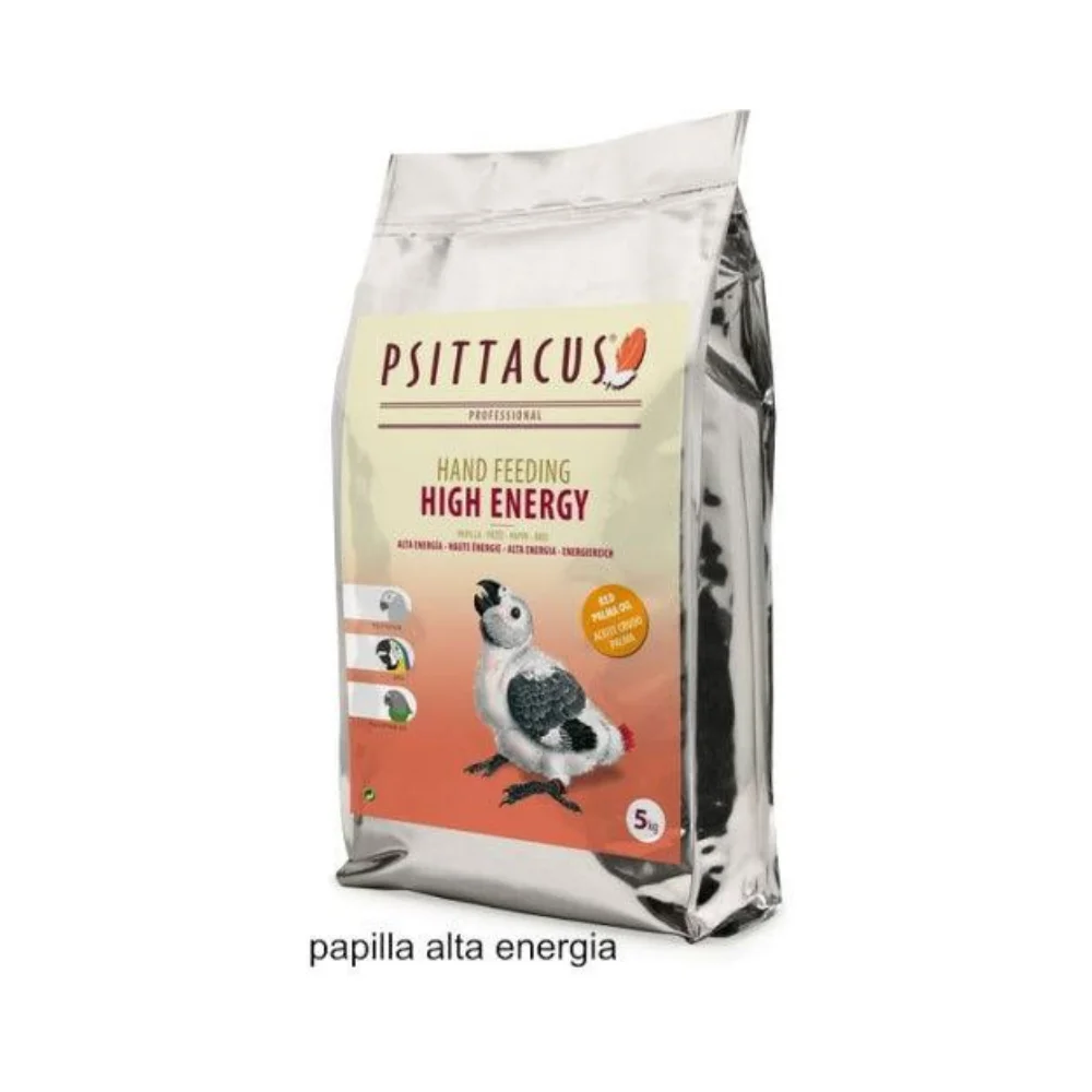 Psittacus Papilla Alta Energía para Loros. Nutrición Equilibrada Desde el Primer Día