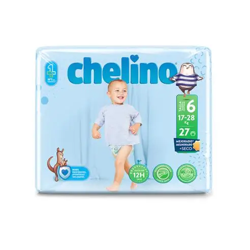 CHELINO PAÑAL TALLA 6 - 27 UNIDADES
