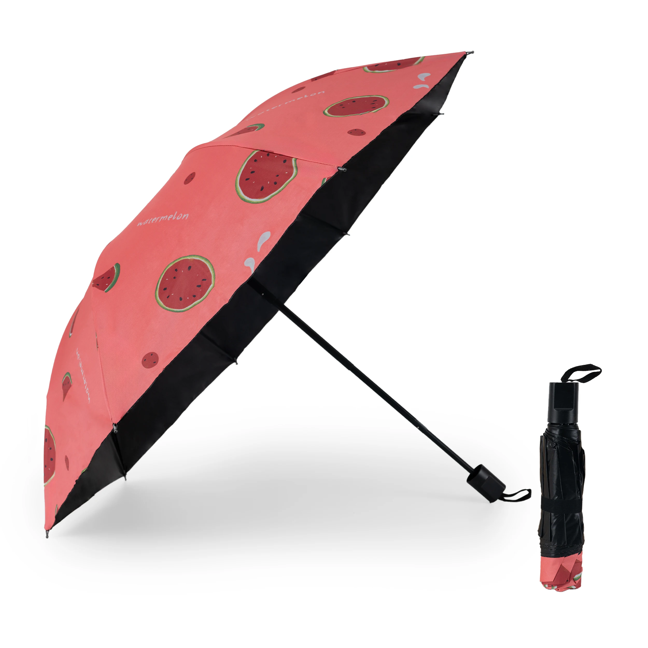 NQT Paragua Plegable Antiviento Tela con Protección Rayos UV 99/UPF 50 - Paraguas de Bolsillo Multiusos para lluvia y Solar