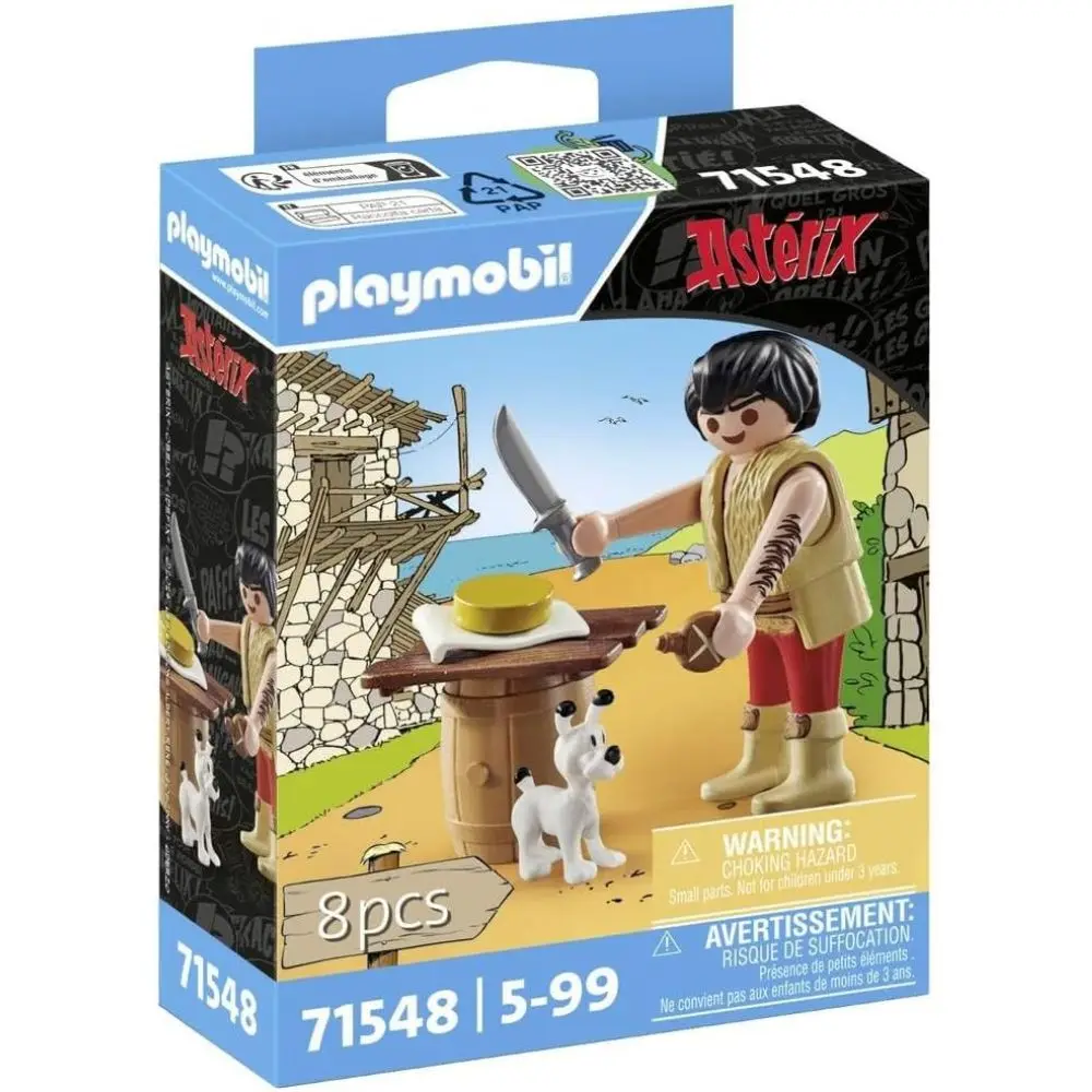 Playmobil asterix ocatarinetabelachitchix (71548) y figura de Ideafix