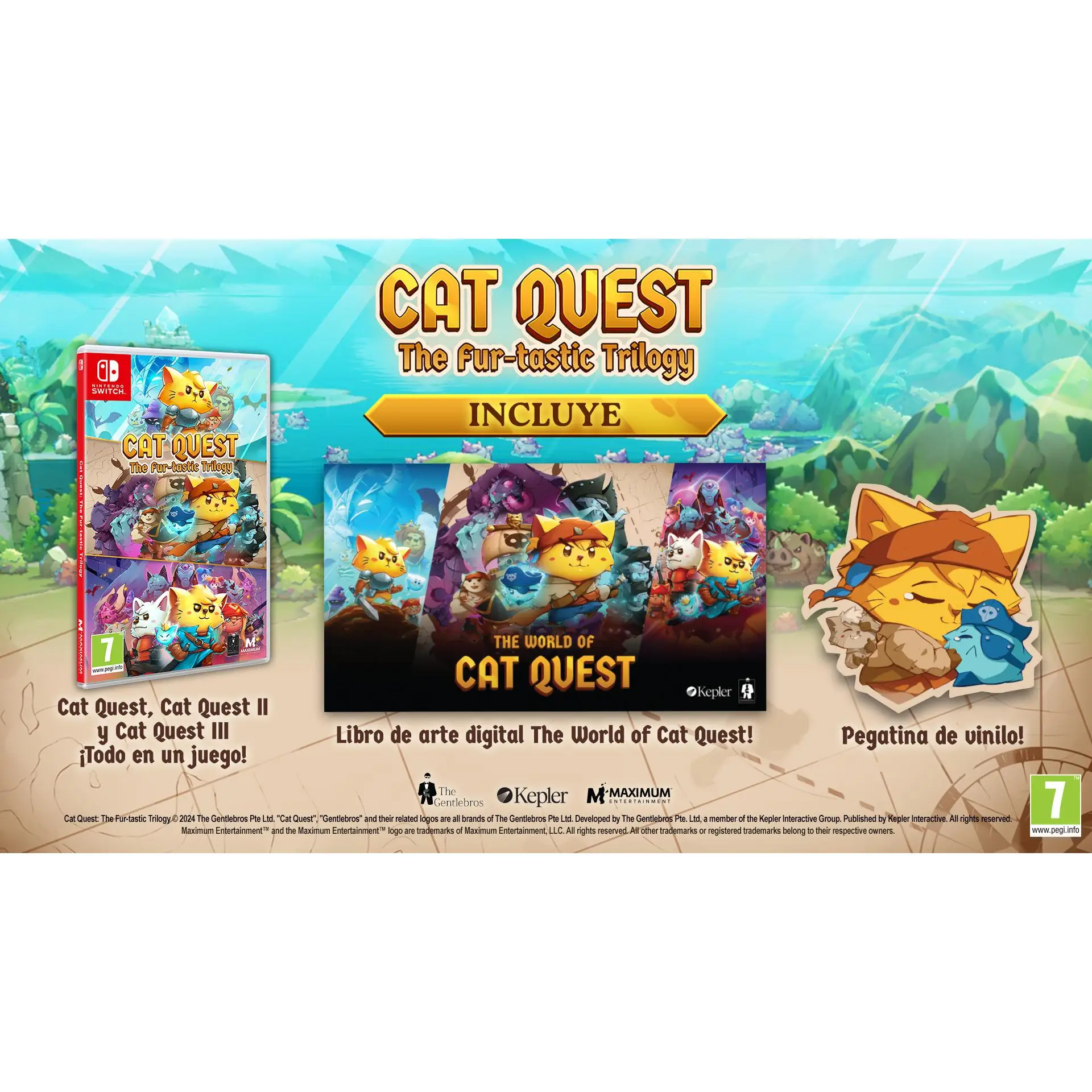 Cat Quest The Fur-tastic Trilogy - Nintendo Switch - Nuevo precintado - PAL España