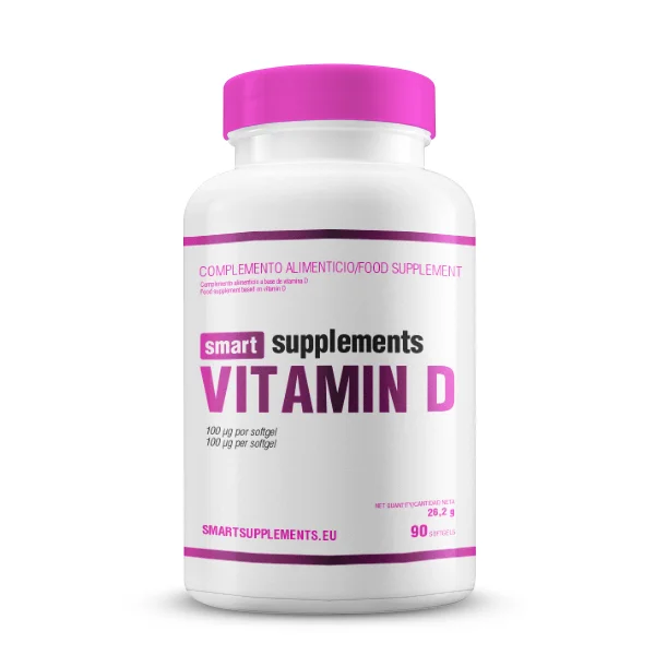Vitamina D 100ug - 90 Softgels Smart Supplements