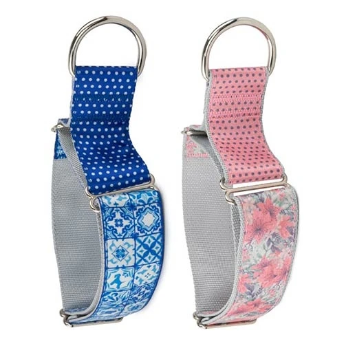 Collar Martingale Glam Mosaico y Floral PERRO AZUL - 4x30-46cm