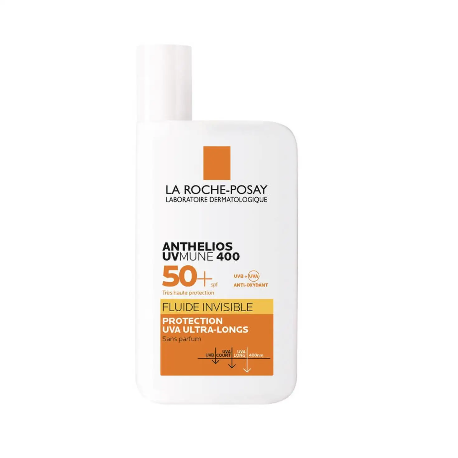 La roche-posay - anthelios uvmune 400 invisible fluid sun cream without perfume spf 50+