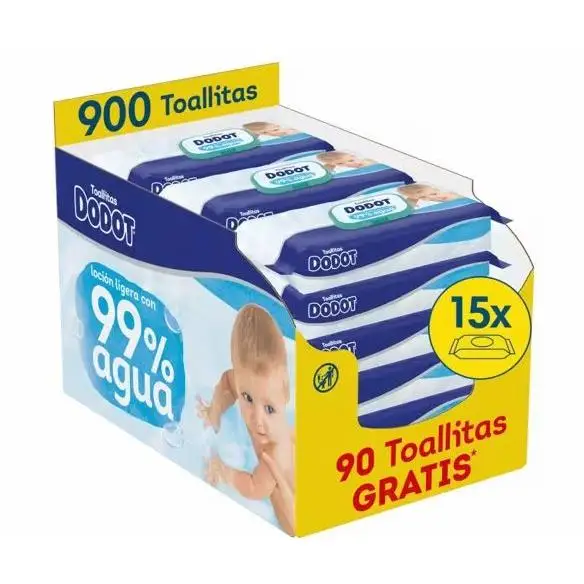 900 Toallitas Dodot Aqua Pure