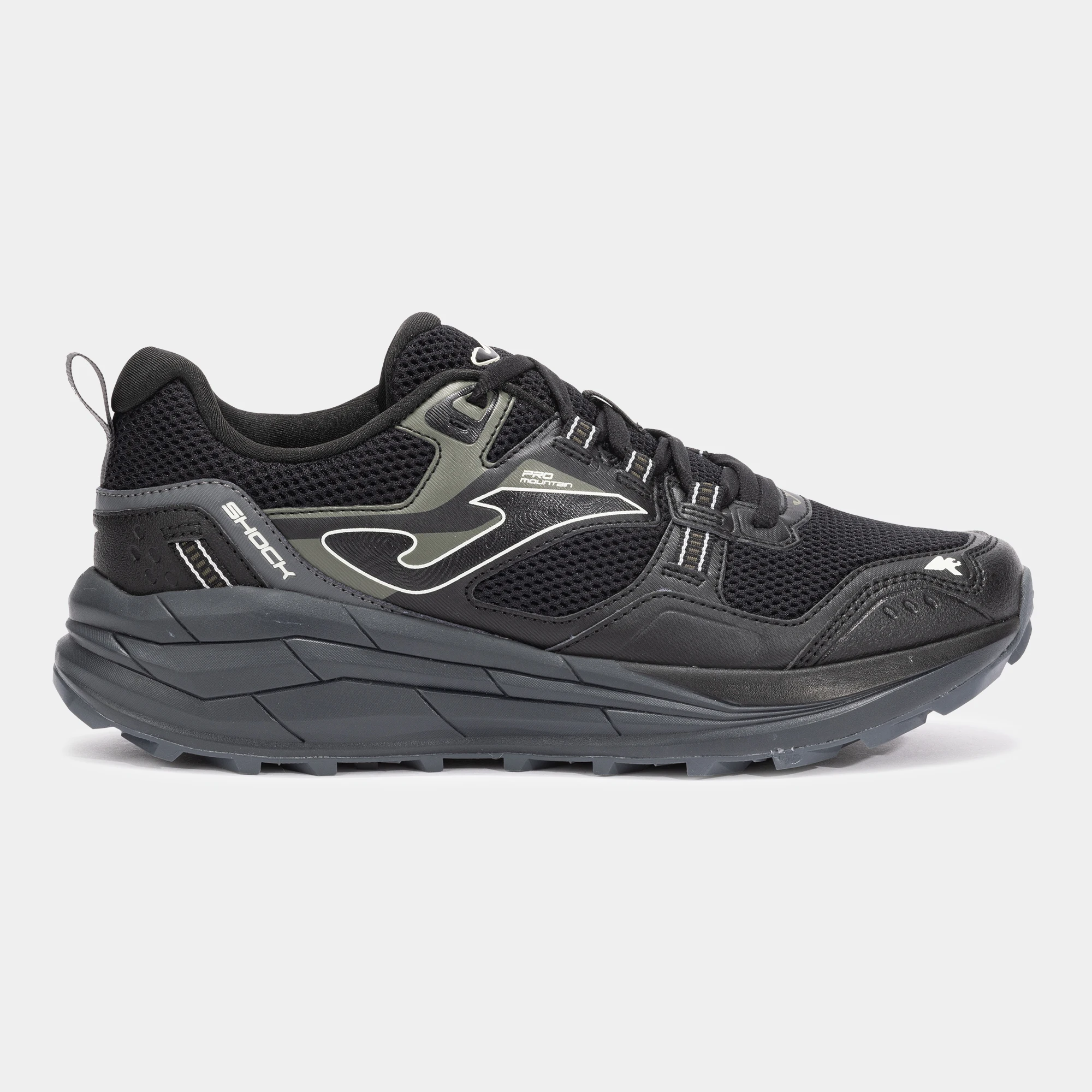 Zapatilla Trekking Hombre Joma Shock 2501 Negro Confortable