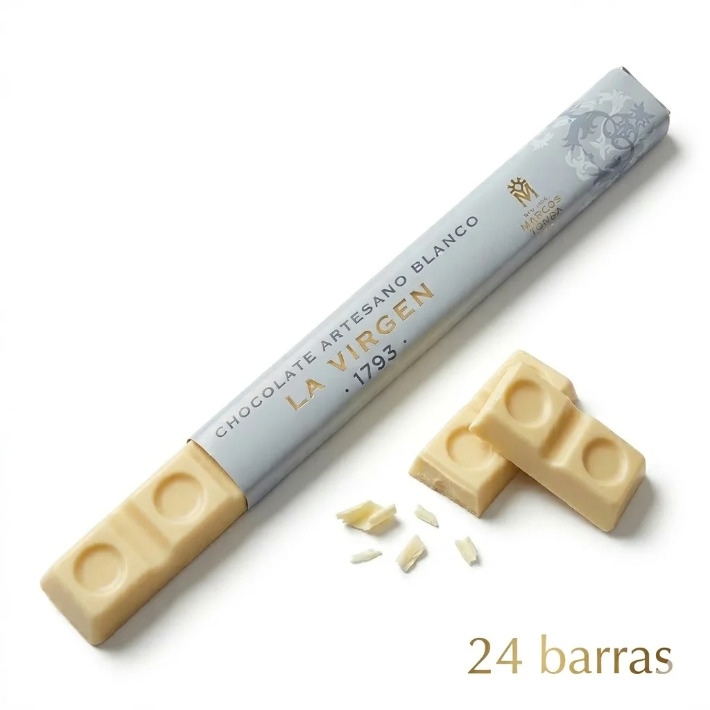 Chocolate Blanco Artesano – Chocolate Cremoso Hecho a Mano con Leche y Manteca de Cacao – Delicia Gourmet para Compartir