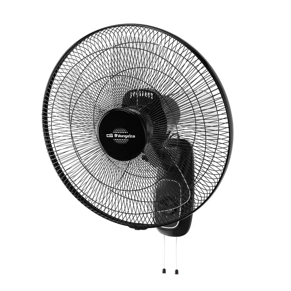 Orbegozo WF 0147 - Ventilador de pared, 3 velocidades, 60 W, Negro