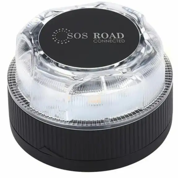 V16 car beacon approved by the dgt - geolocatable dgt beacon - sos road beacon connected to satellite (strong)