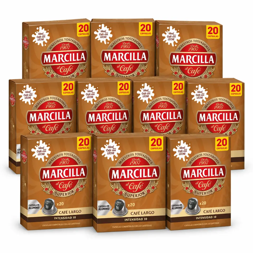 CAFÉ MARCILLA LUNGO CÁPSULAS