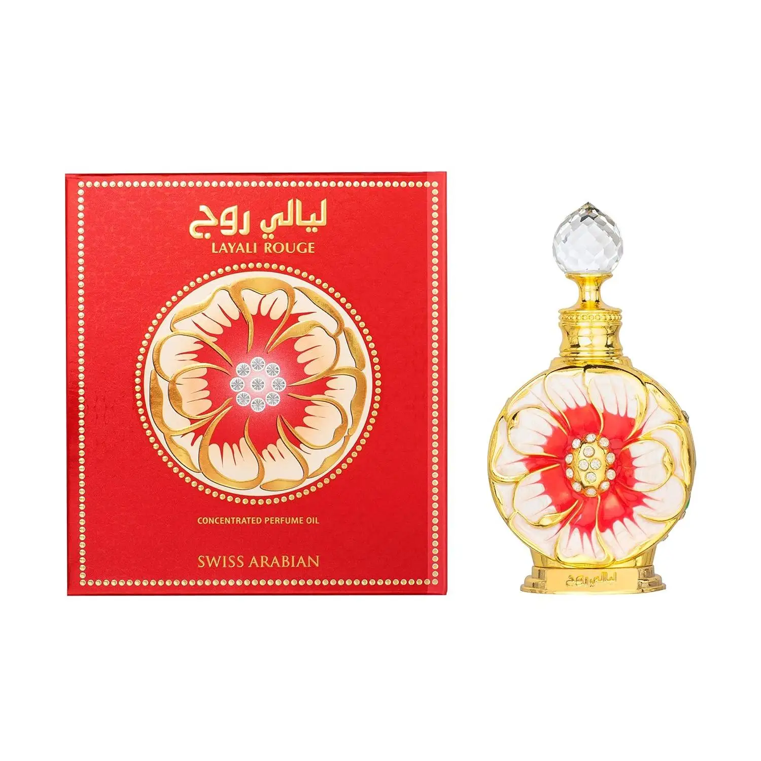 Swiss Arabian Layali Rouge FOR Women 0.5 oz Parfum Oil