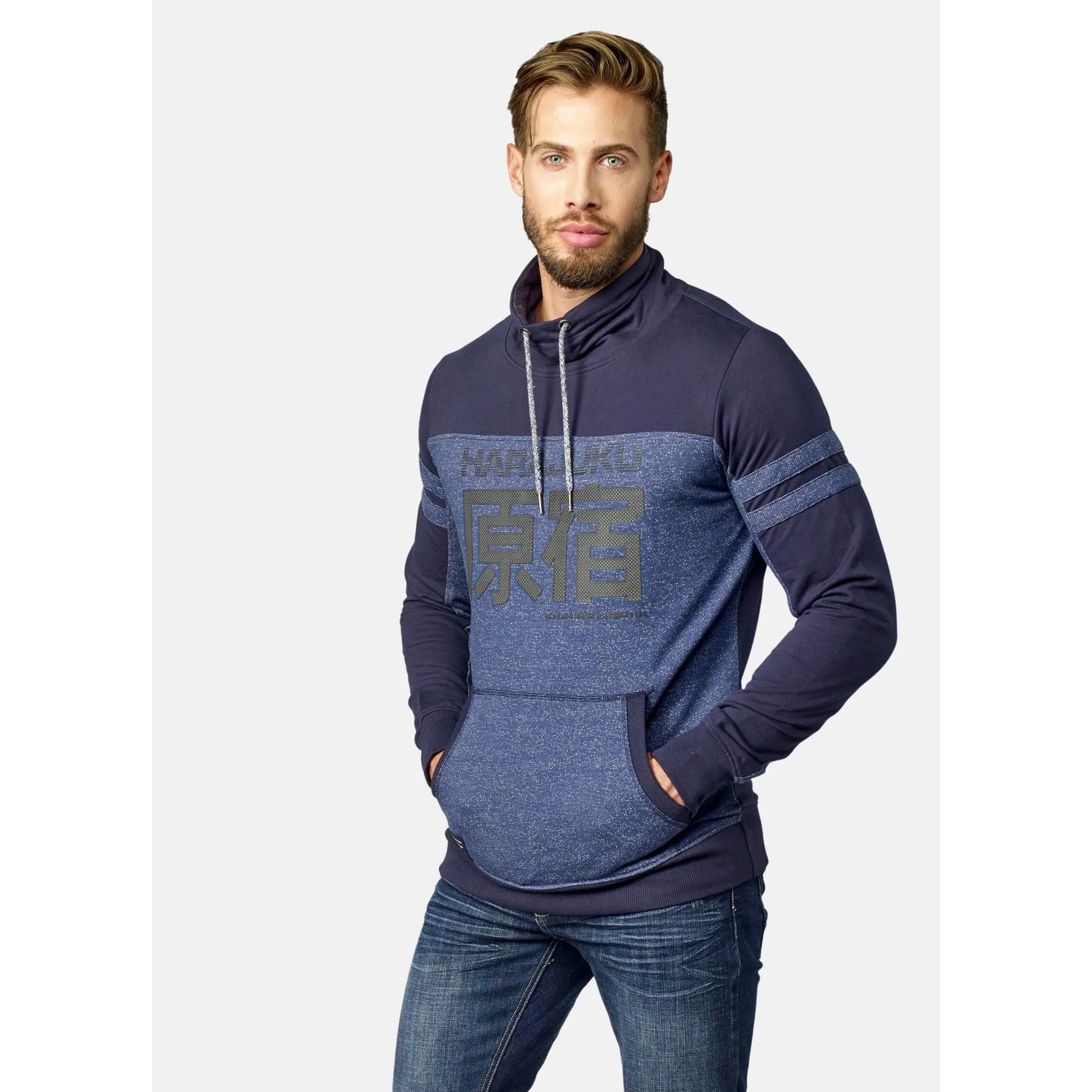 Koroshi Sudadera Cuello Alto Hombre Estampado Texto – Koroshi 2021SU06